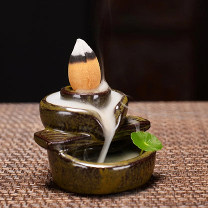 Waterfall Incense Burner Ceramic