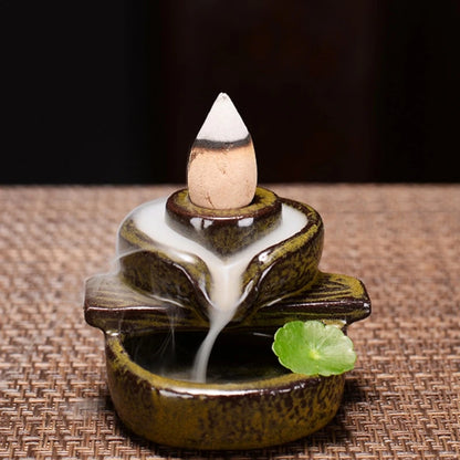 Waterfall Incense Burner Ceramic