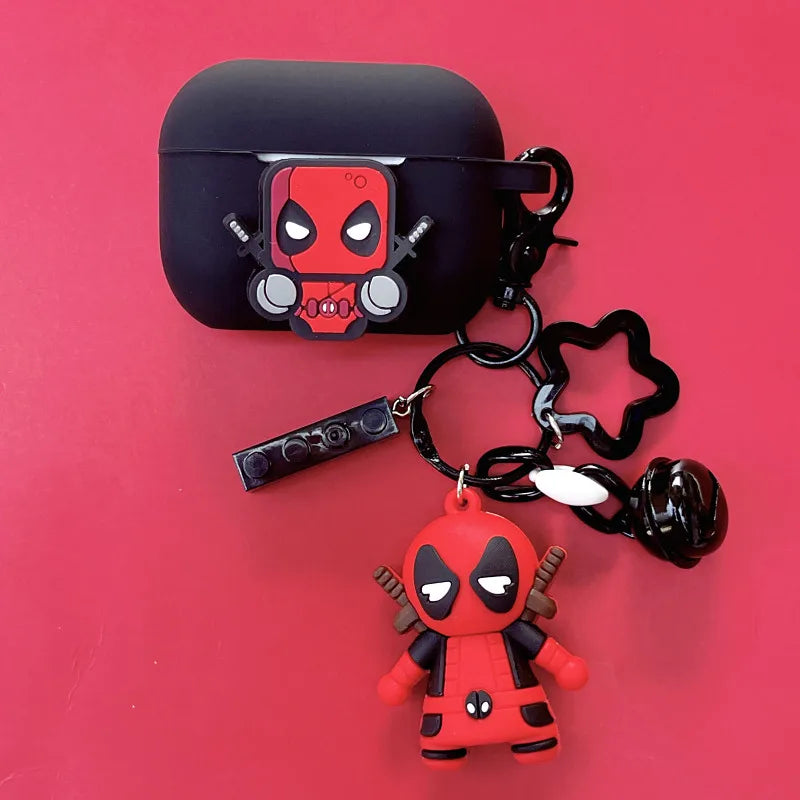 Marvel Deadpool Earphone Case Cover For Apple Airpods