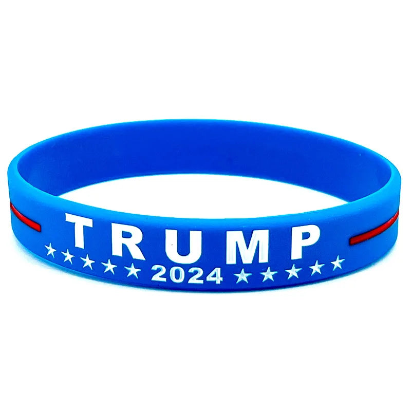 Trump 2024 Campaign Silicone Bracelet