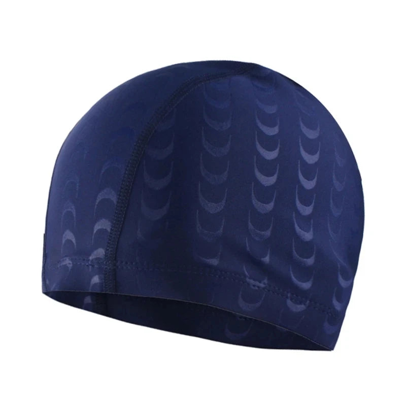 Shark Skin Fabric Swimming Cap