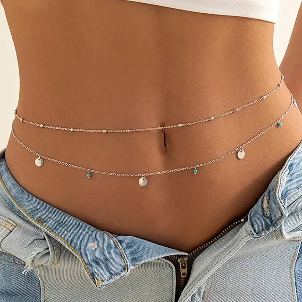 Layer Chain for Women Waist