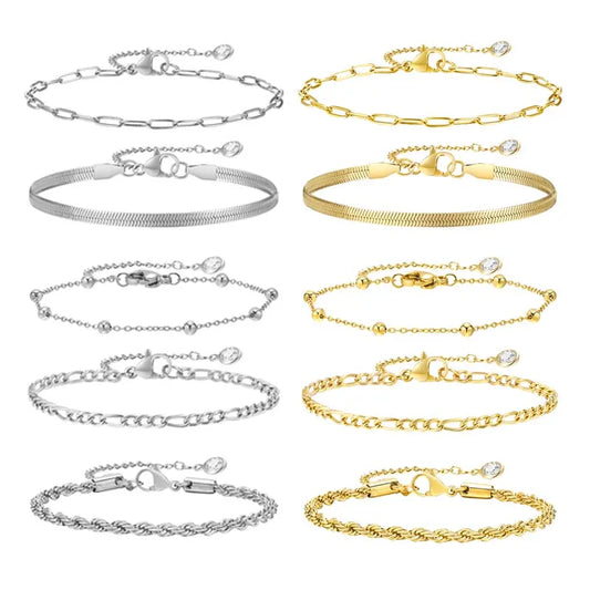 Women Gold/Silver Color Bracelets