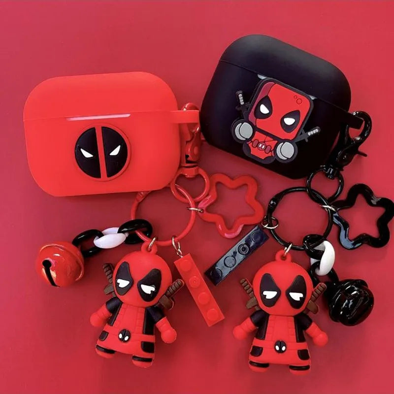 Marvel Deadpool Earphone Case Cover For Apple Airpods