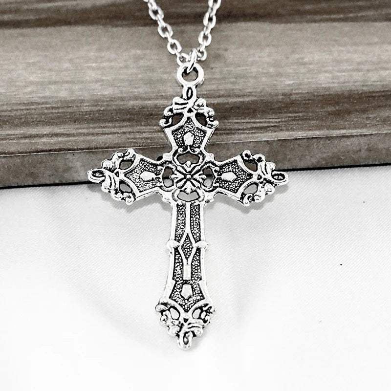 Vintage Crosses Pendant Necklace