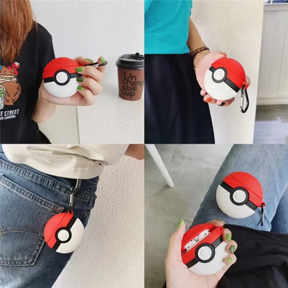 Poke Ball Silicone case For Airpods