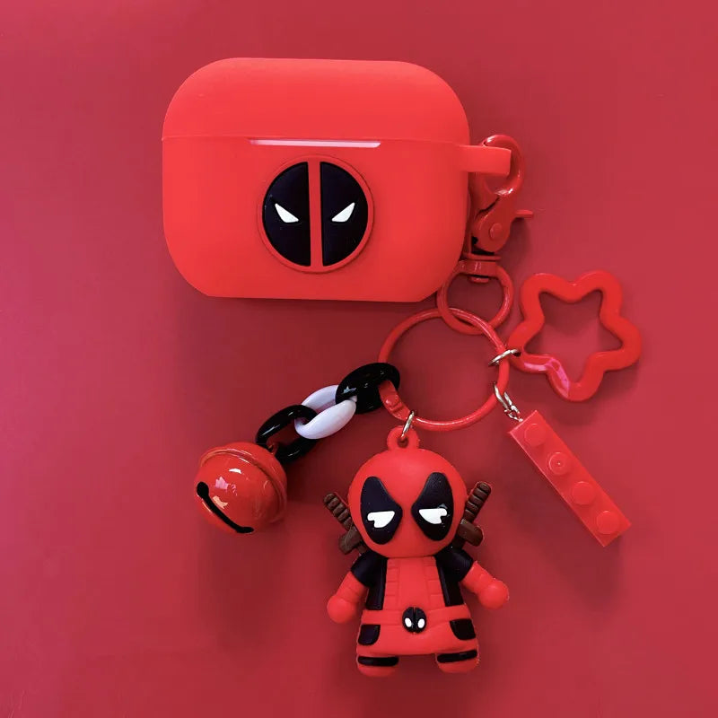 Marvel Deadpool Earphone Case Cover For Apple Airpods