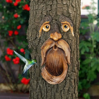 Funny Old Man Tree Face