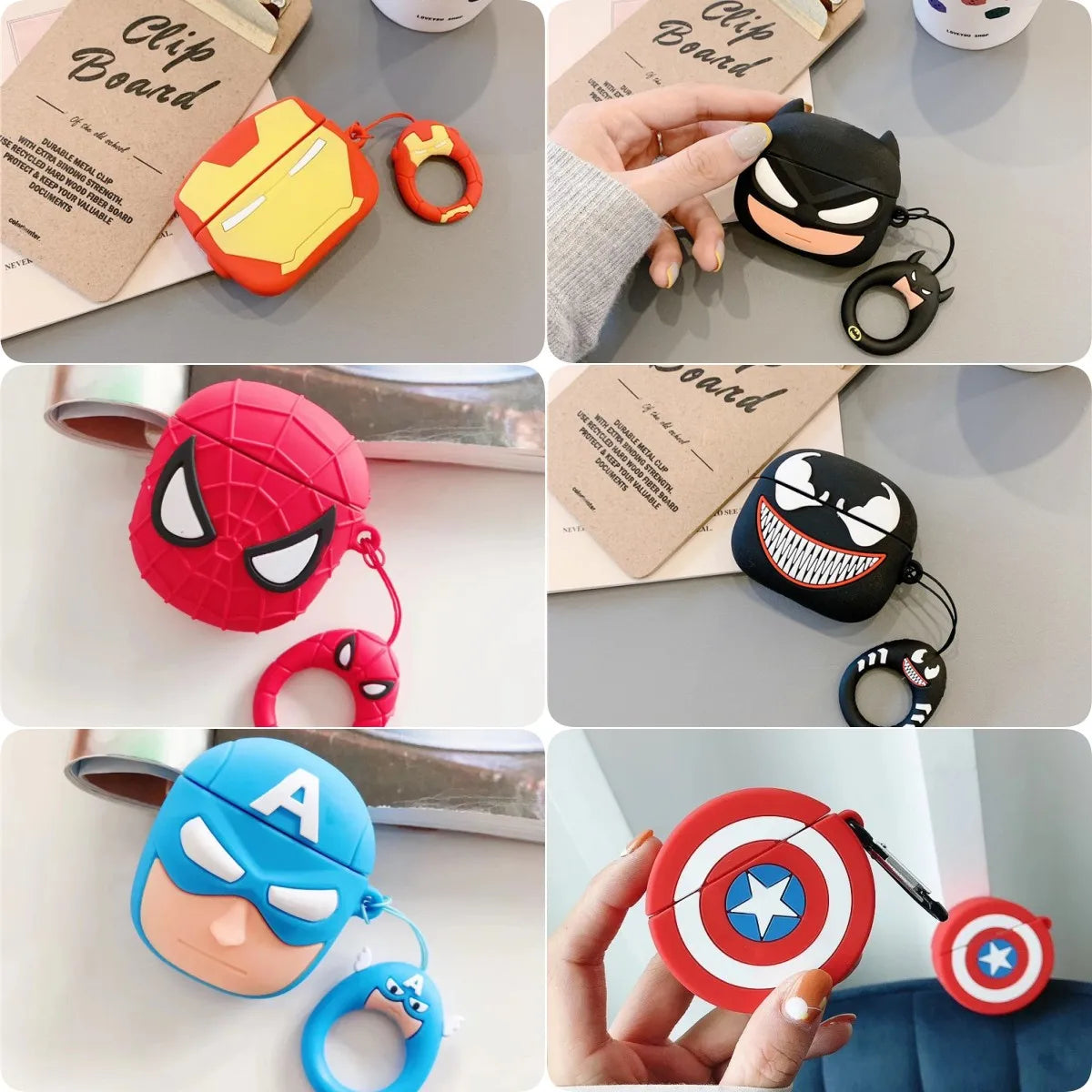 Super Heroes Silicone Cover For Airpods