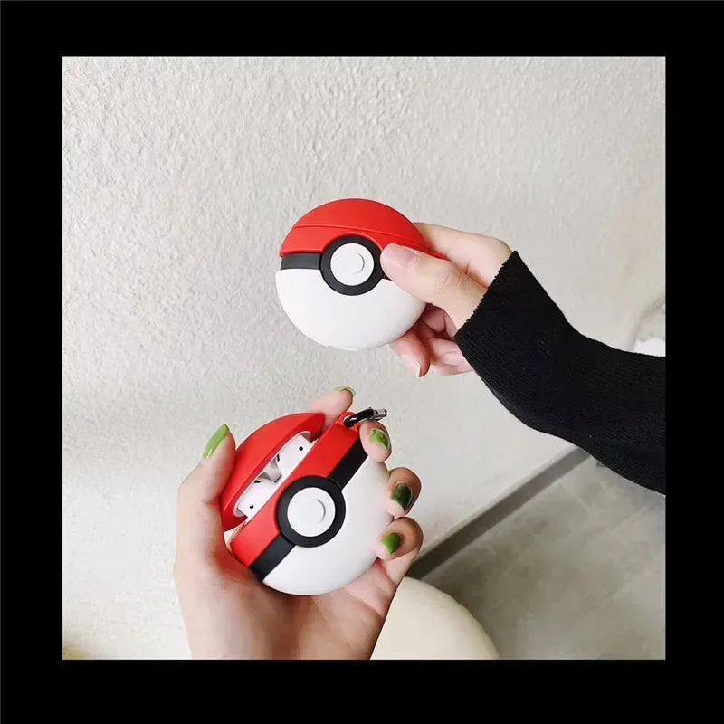 Poke Ball Silicone case For Airpods