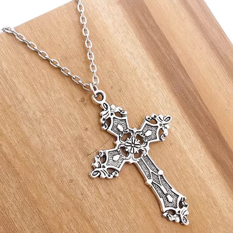 Vintage Crosses Pendant Necklace