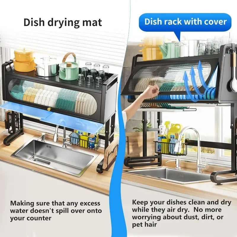 Over The Sink Dish Drying Rack