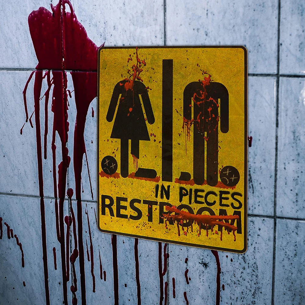 Halloween Bloody Sticker For Bathroom