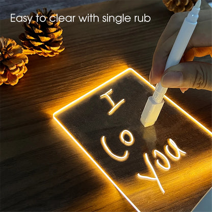 Luminous LED Erasable Write Board