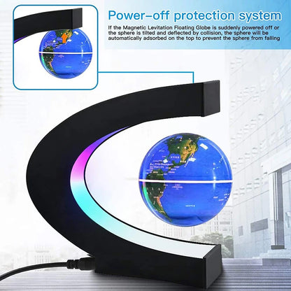 Magnetic Floating Levitation Globe LED