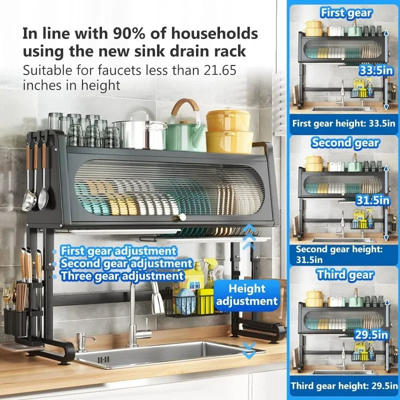 Over The Sink Dish Drying Rack