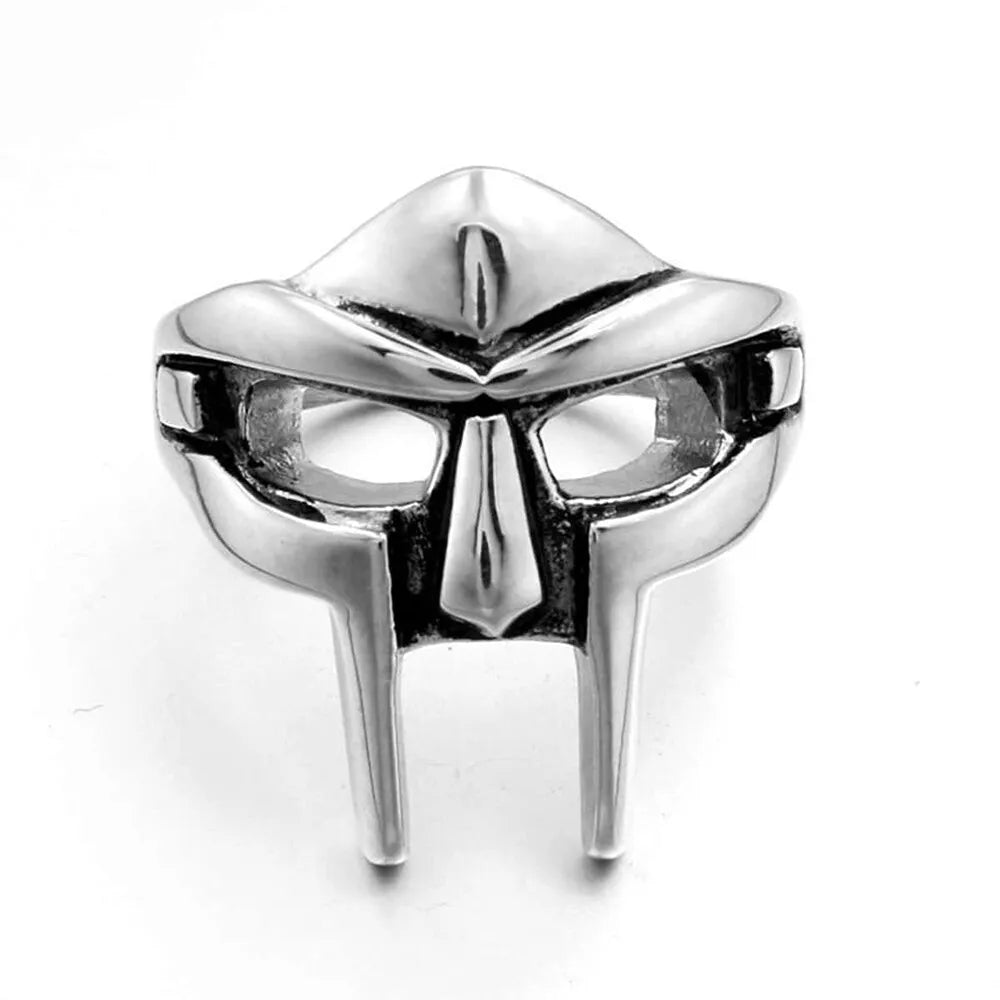 Vintage  Mask Ring For Men Gladiator