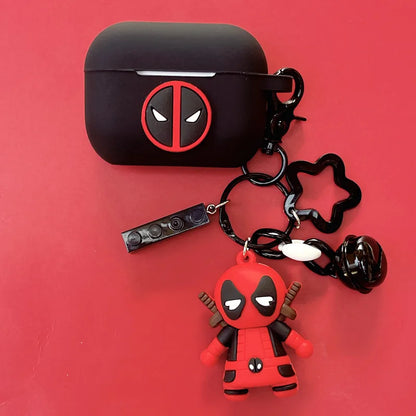 Marvel Deadpool Earphone Case Cover For Apple Airpods