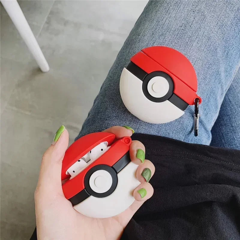 Poke Ball Silicone case For Airpods